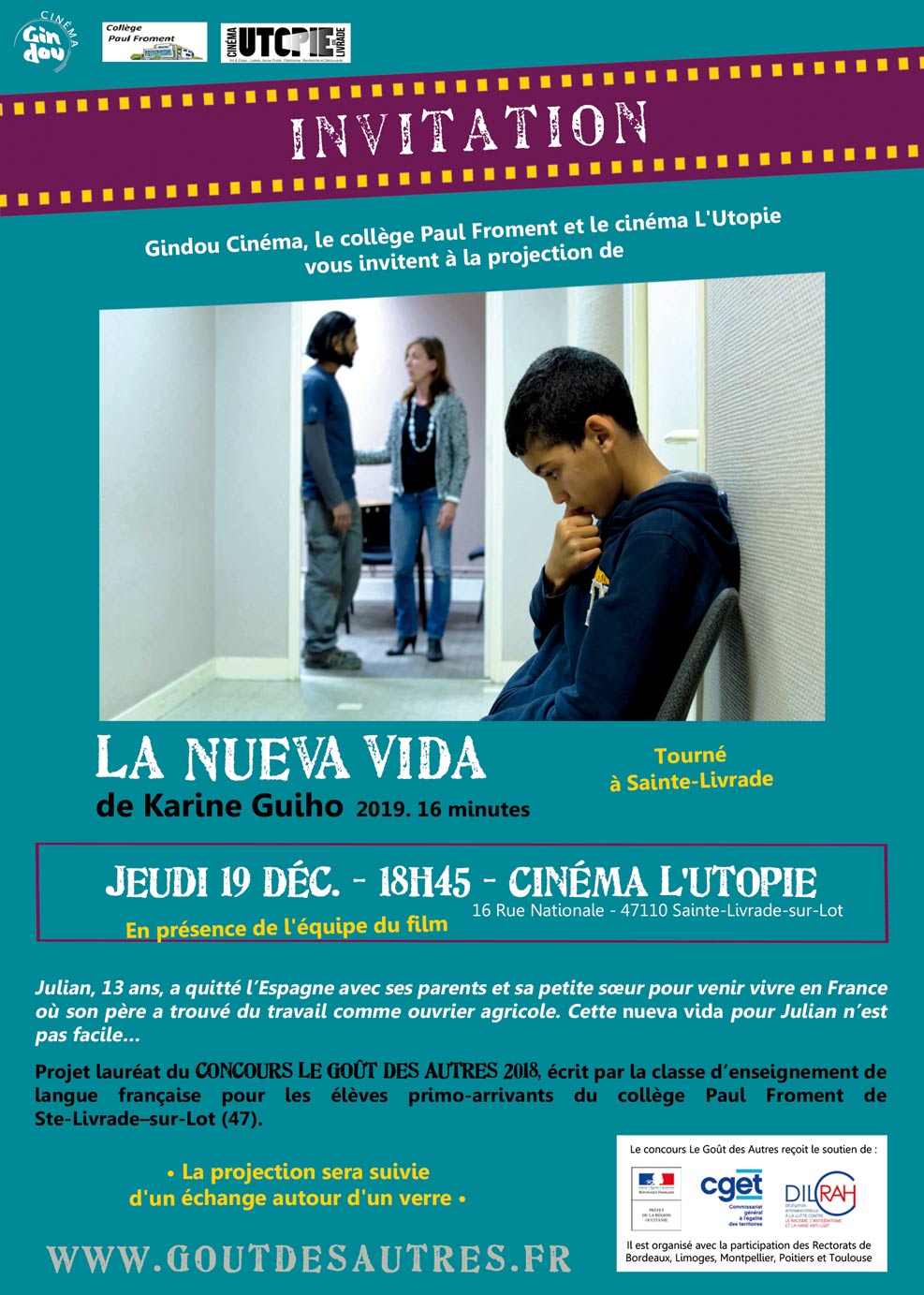 La Neuva Vida projection 19 dec